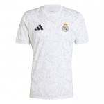 Günstige Fußballtrikots Real Madrid Pre-Match 2024-25 Weiße Kurzarm